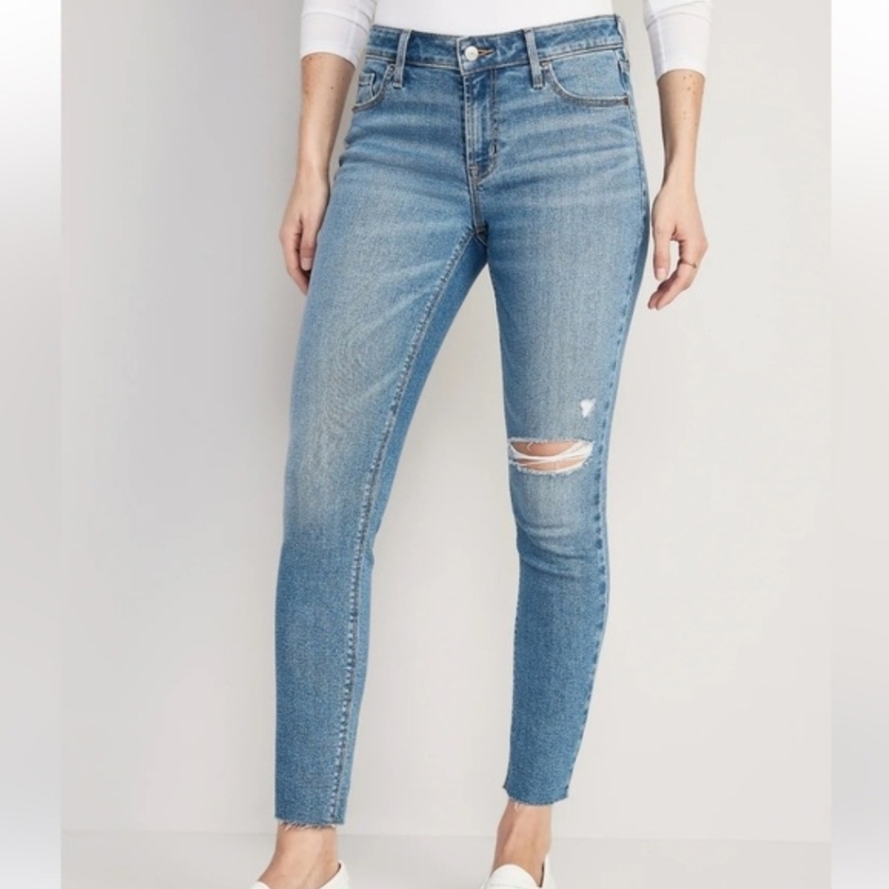 GAP High Rise Cigarette Jeans